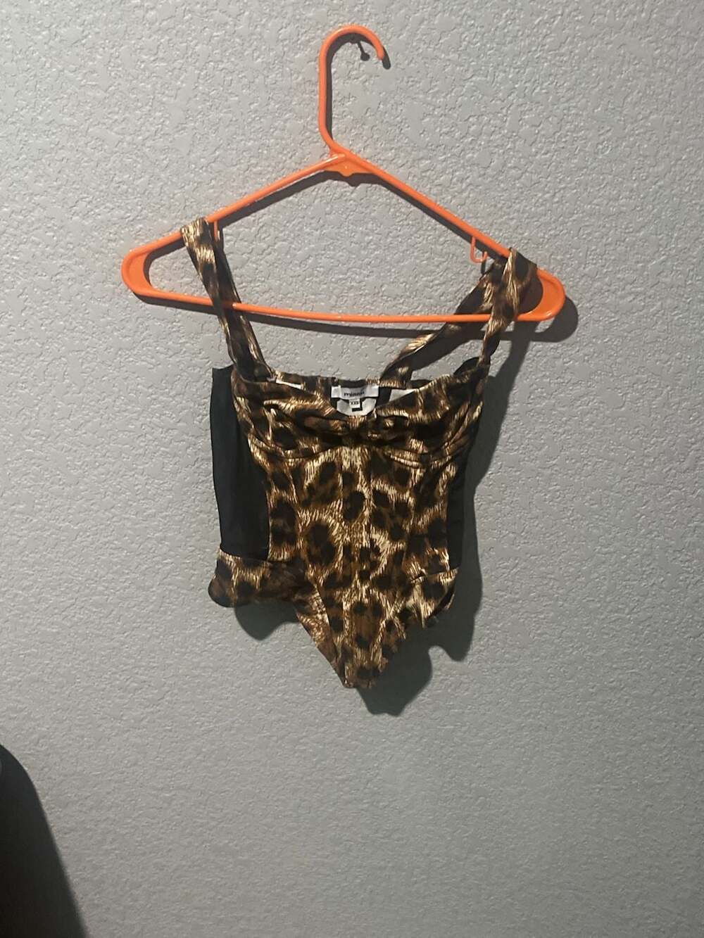 Miaou Deville Leopard Print Corset Body Suit in Niki
